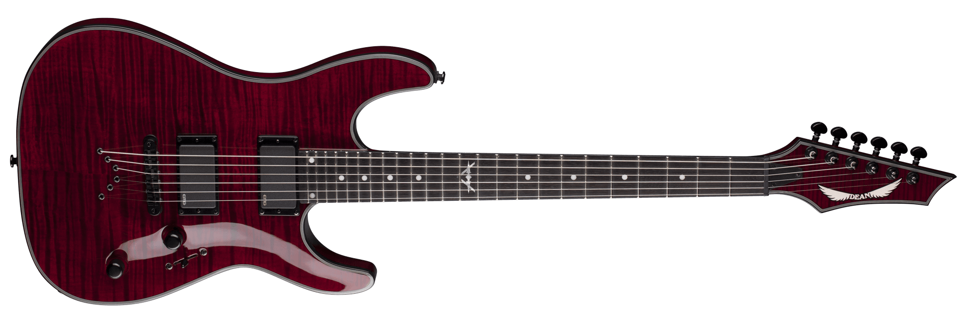 ギター Dean Custom 450 Flame Top EMG C_450_Flame_TBK_1.jpg